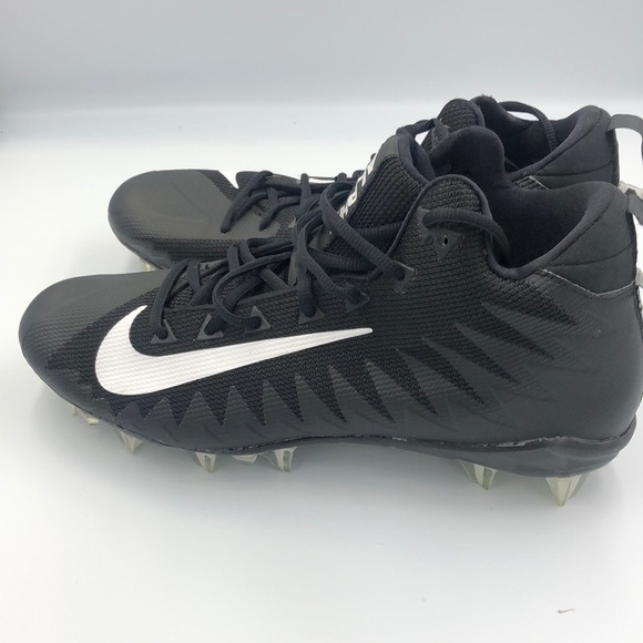 Nike Men\'s Alpha Menace Pro Mid Football Cleat Size 12.5 Black/White main image 9